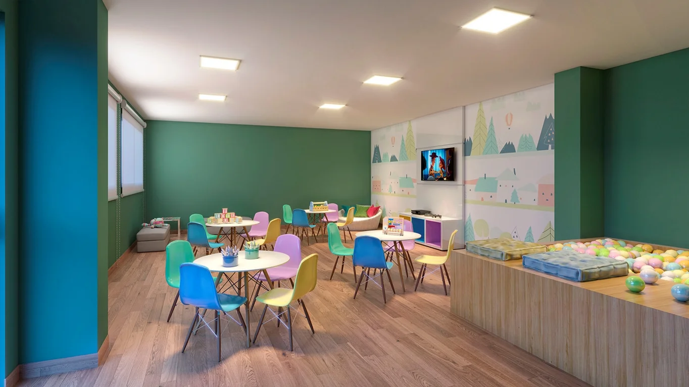 Espaço Kids Grand Topázio — Perspectiva Oficial MRV