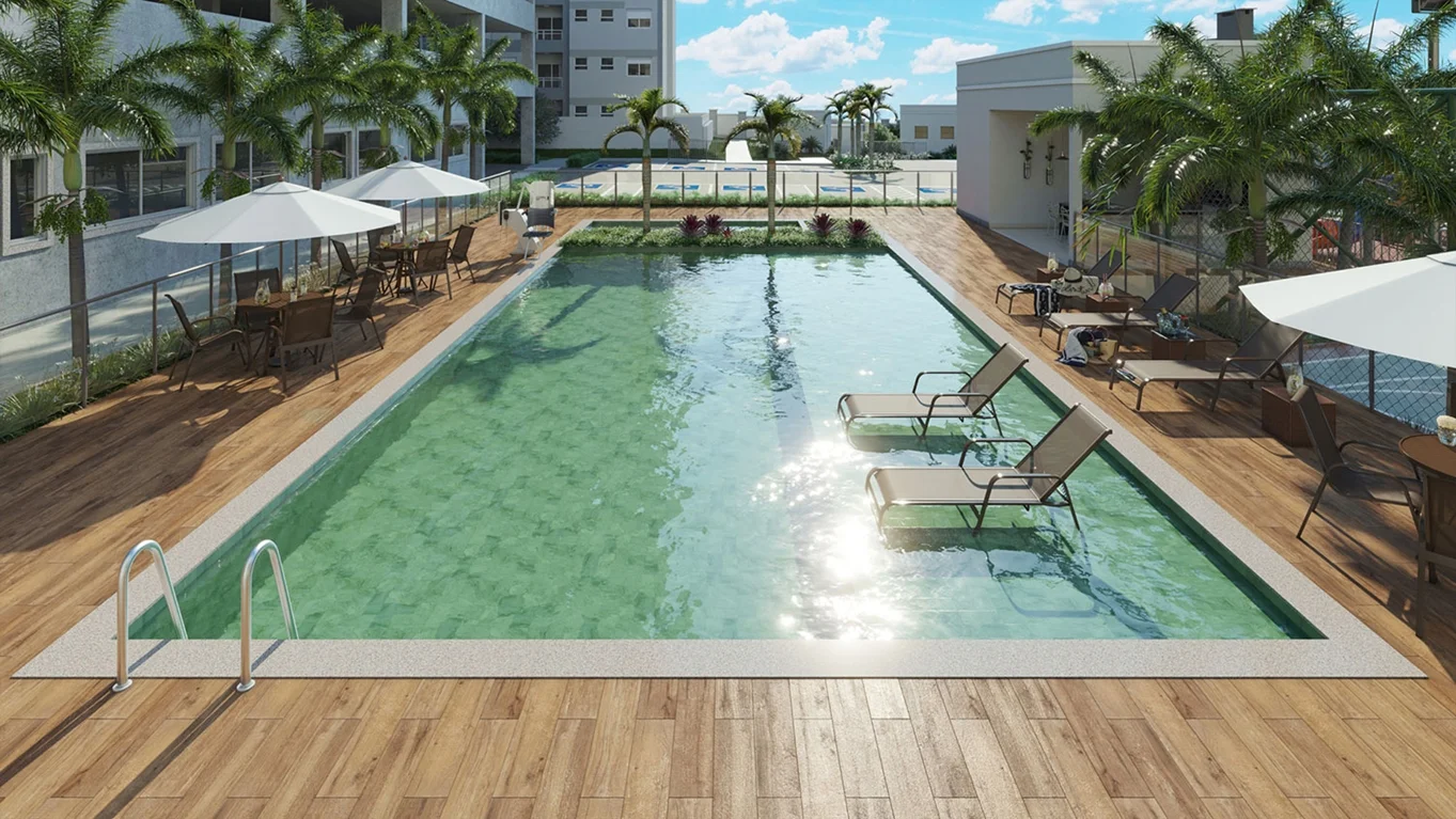 Piscina Grand Topázio — Perspectiva Oficial MRV