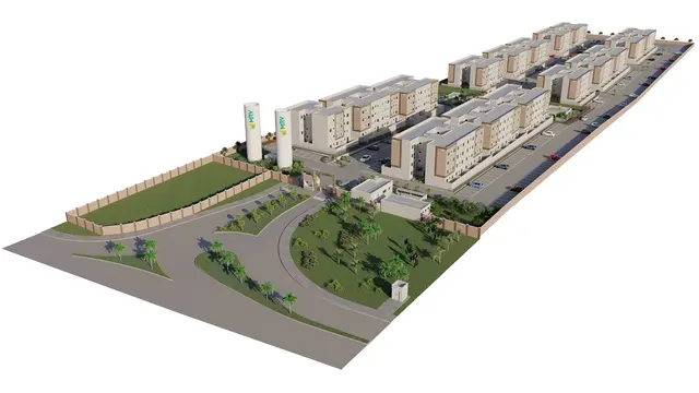 Implantação Residencial Conquista — Perspectiva Oficial MRV